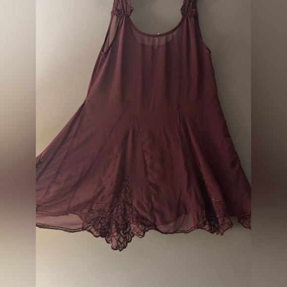 Free People Sheer Beaded Slip Top - Picture 4 of 6